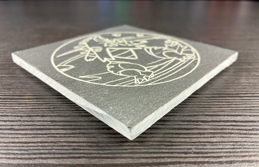Tyranitar Natural Slate Coaster