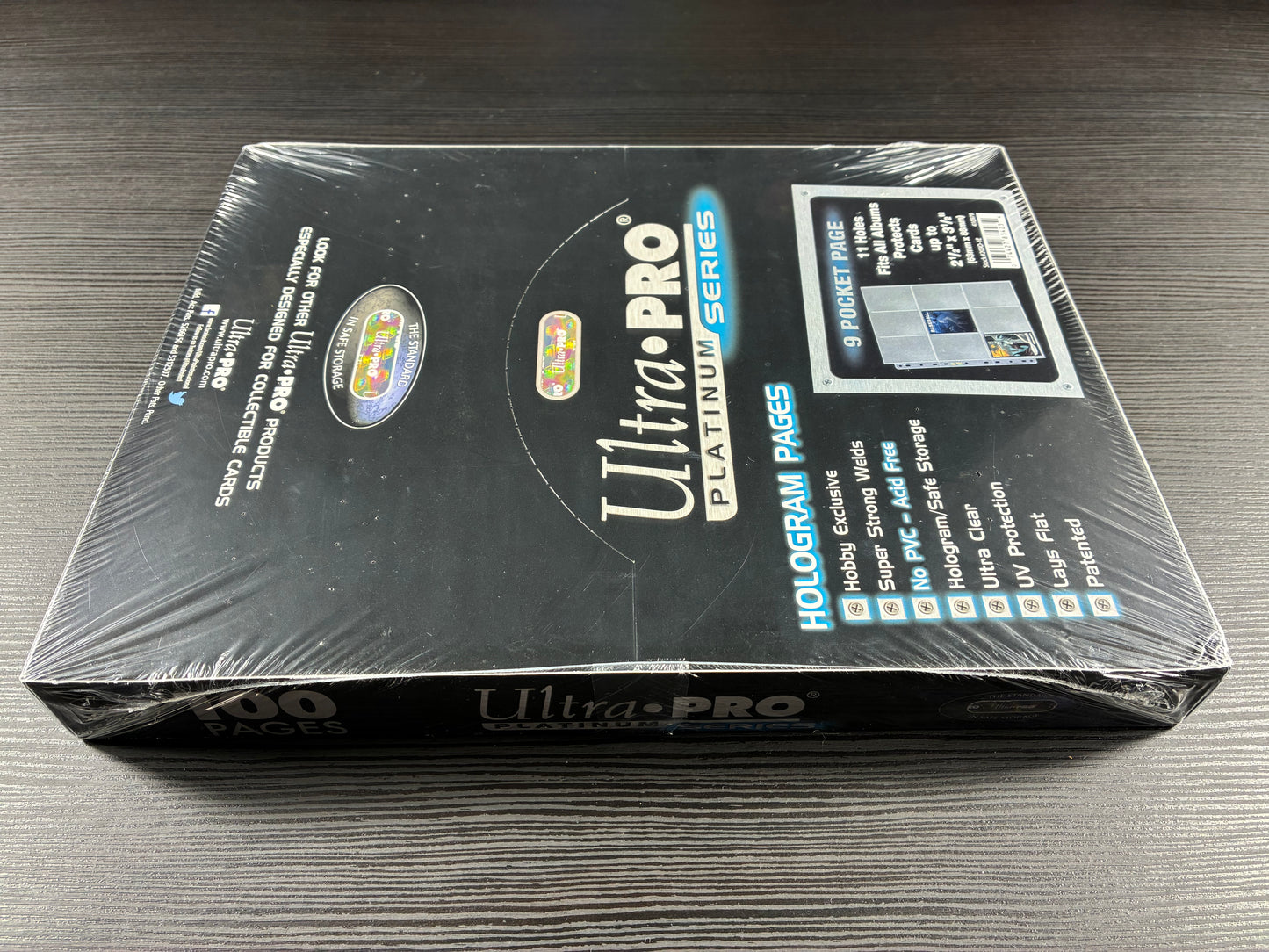 Ultra Pro Platinum Series 9-Pocket Pages (100 in Sealed Box) for Standard Size Cards
