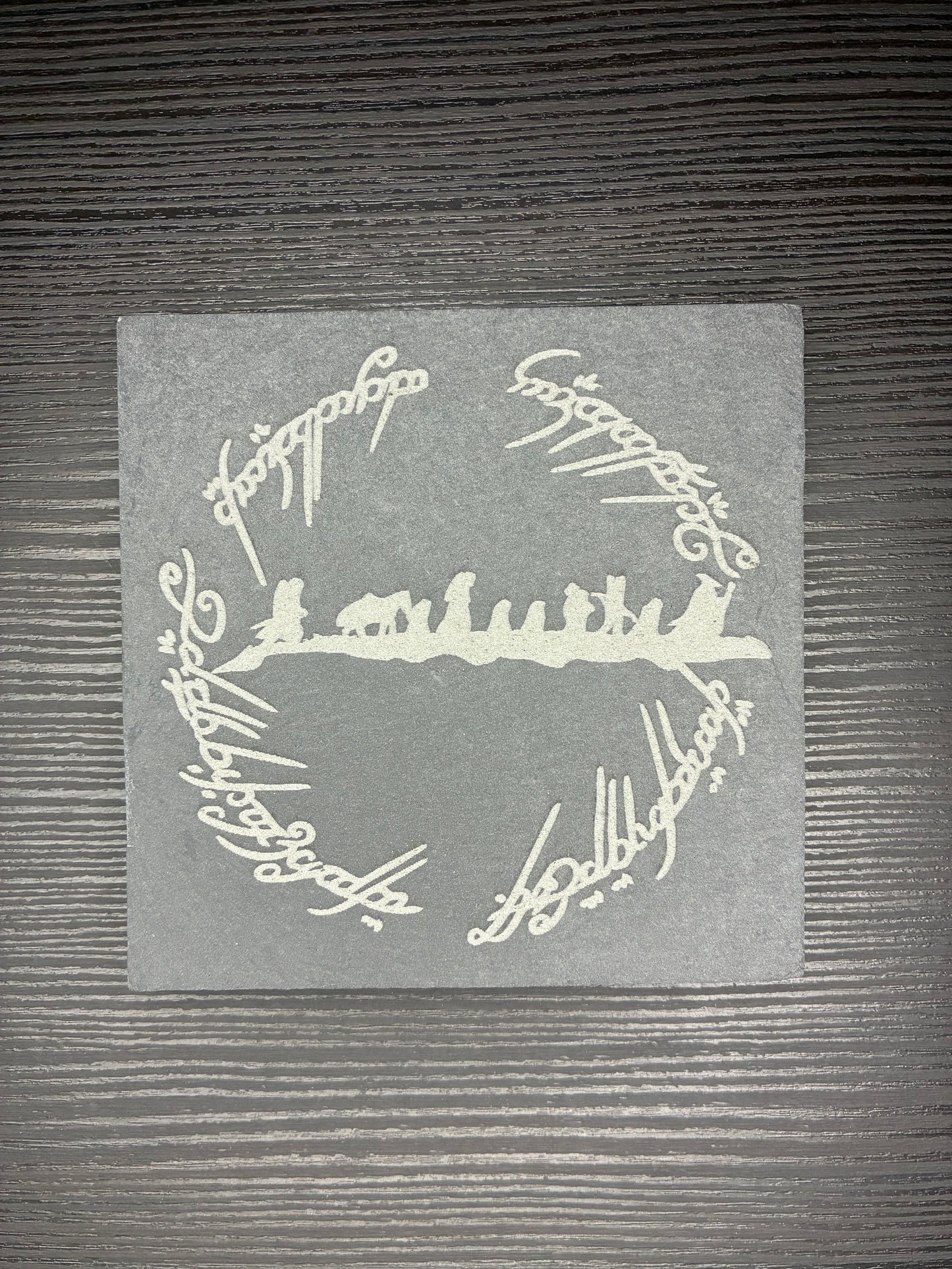 Lord of the Rings Natural Slate Coaster
