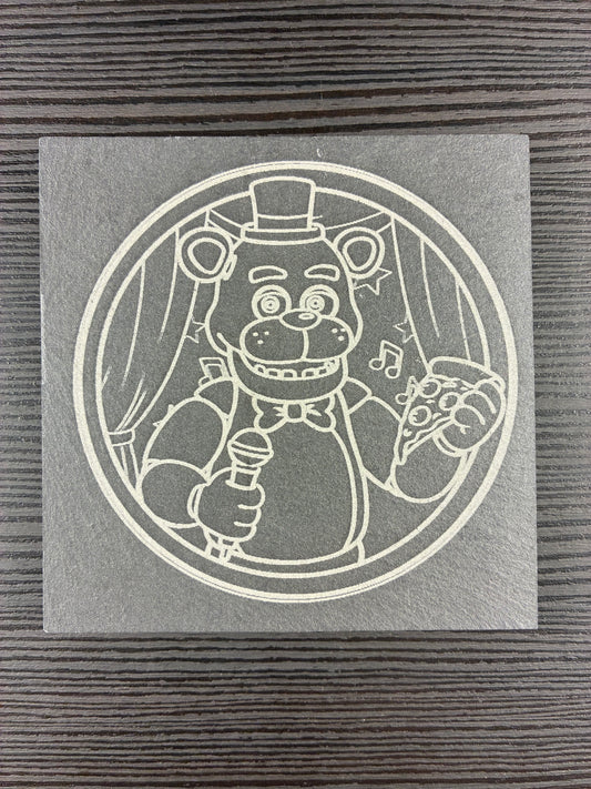 FNAF Freddy Natural Slate Coaster