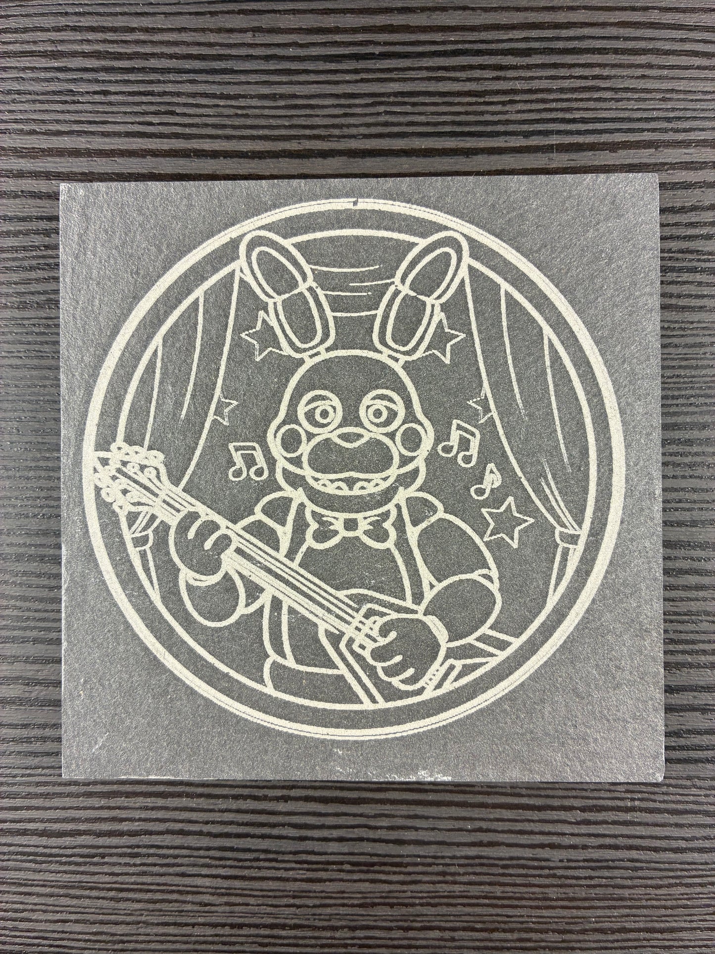 FNAF Bonnie Natural Slate Coaster