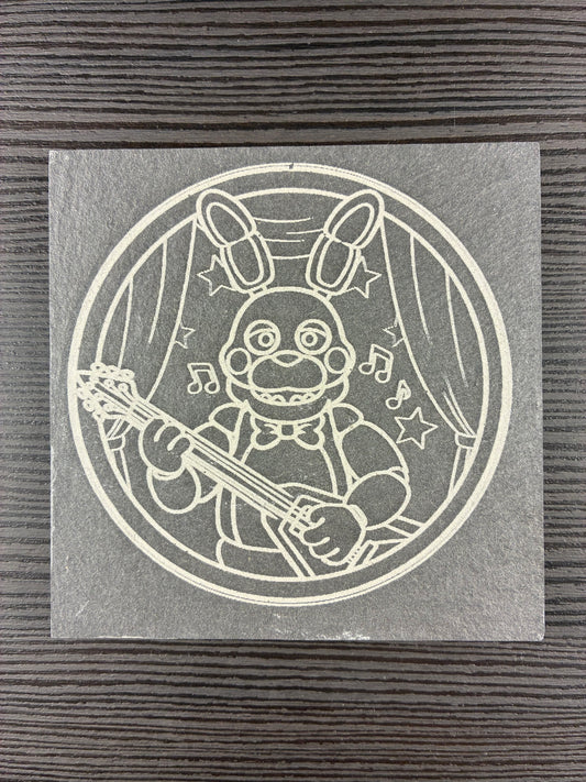 FNAF Bonnie Natural Slate Coaster