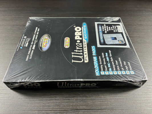Ultra Pro Platinum Series 9-Pocket Pages (100 in Sealed Box) for Standard Size Cards