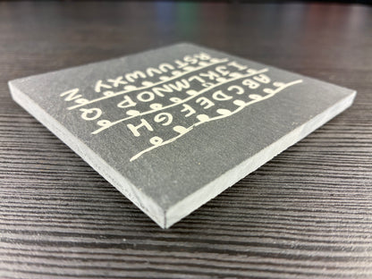 Stranger Things Lights Natural Slate Coaster