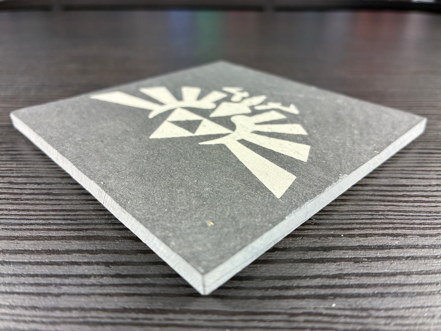 Triforce Natural Slate Coaster