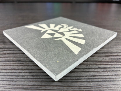 Triforce Natural Slate Coaster
