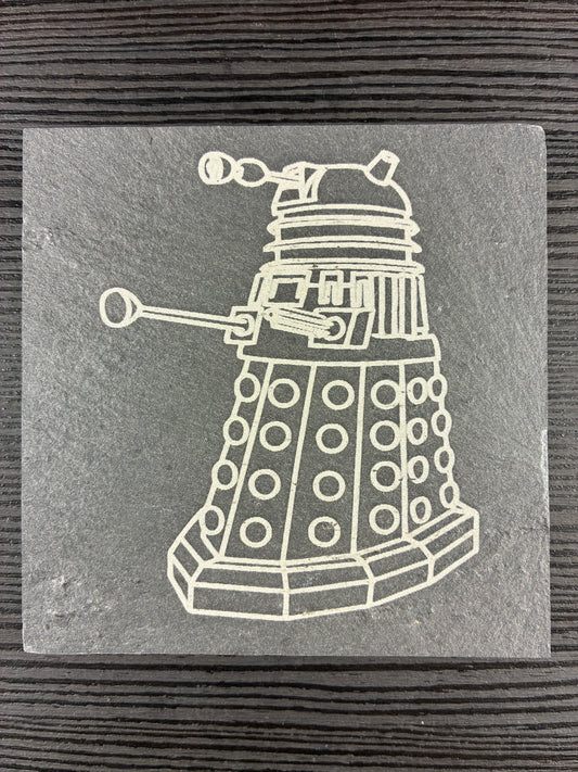 Dalek Natural Slate Coaster