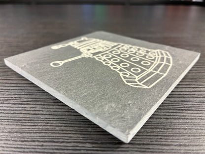 Dalek Natural Slate Coaster