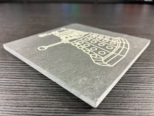 Dalek Natural Slate Coaster