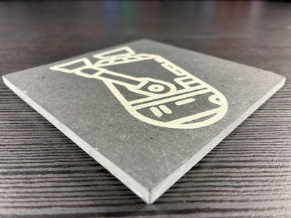R2D2 Natural Slate Coaster